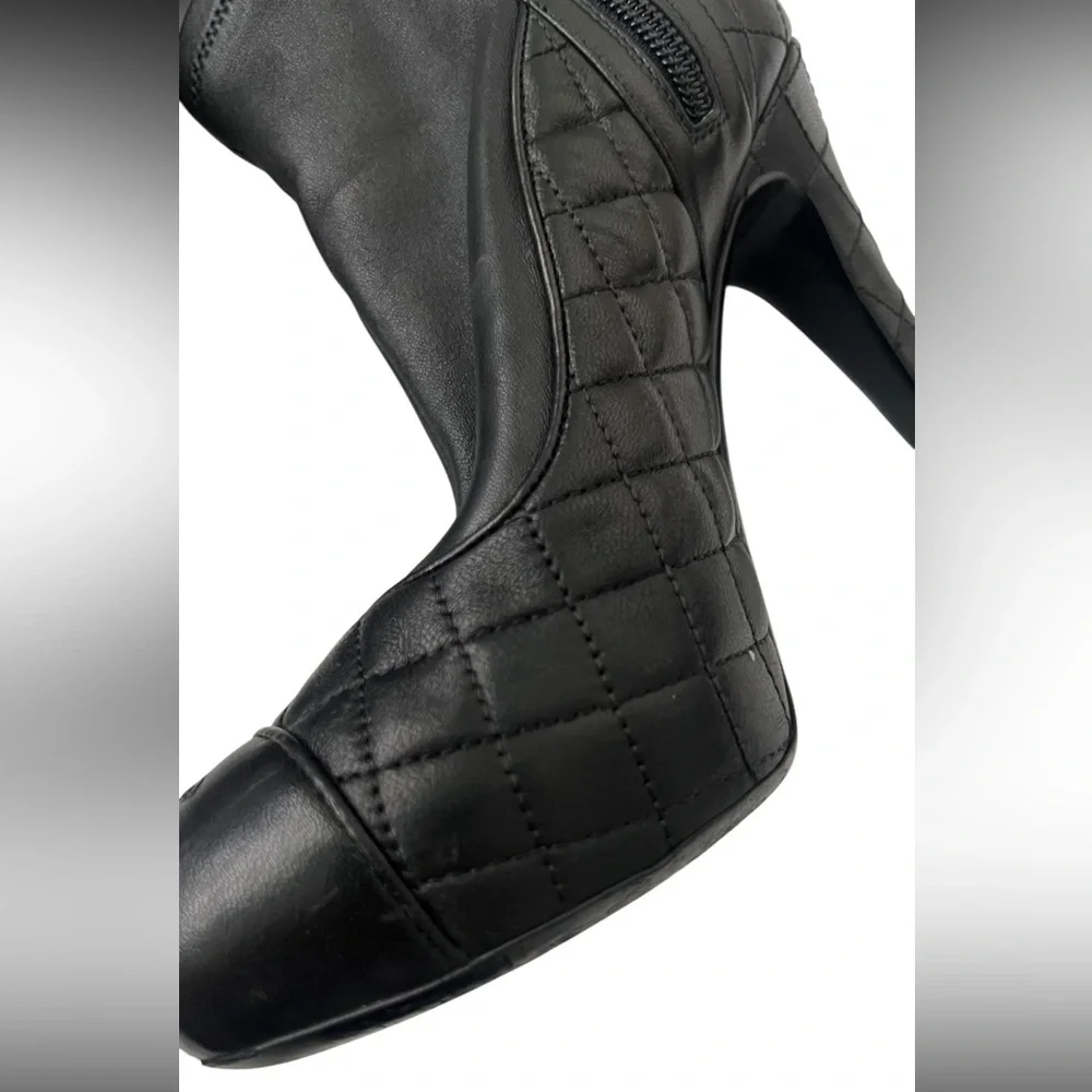CHANEL Black Quilted Ankle Booties size 6.5 $1600